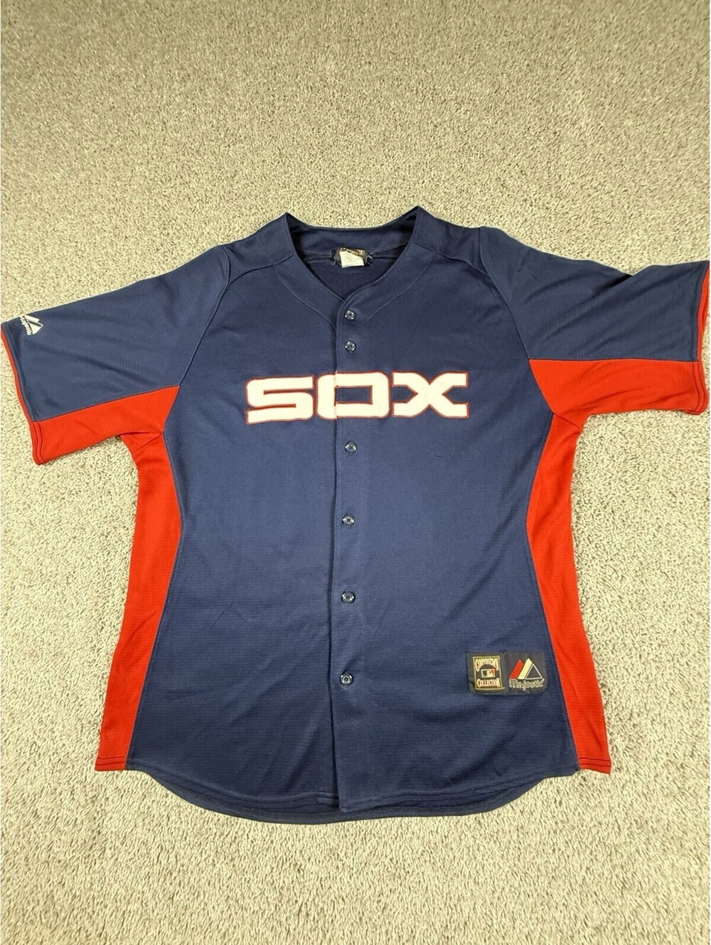 Chicago White Sox Carlton Fisk #72 Cooperstown Collection MLB Jersey XL